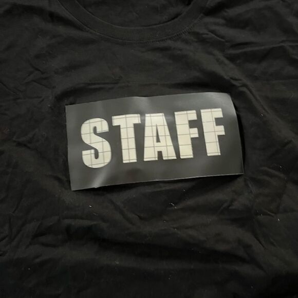 NEW UNISEX Sound Activated LED T-Shirt Light Up Flashing T-Shirt STAFF LARGE - Picture 11 of 11